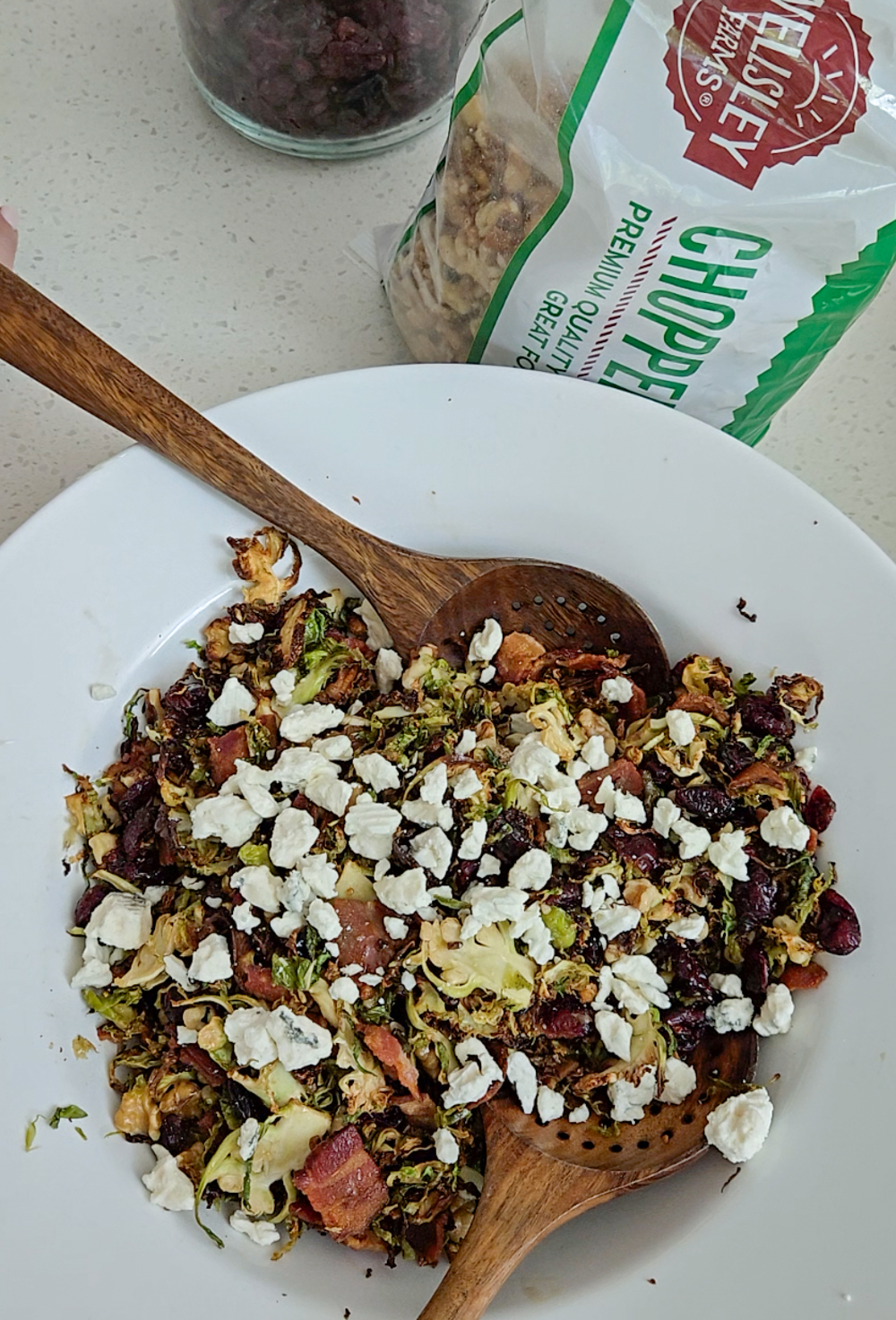 Air Fried Thanksgiving Brussels Sprouts