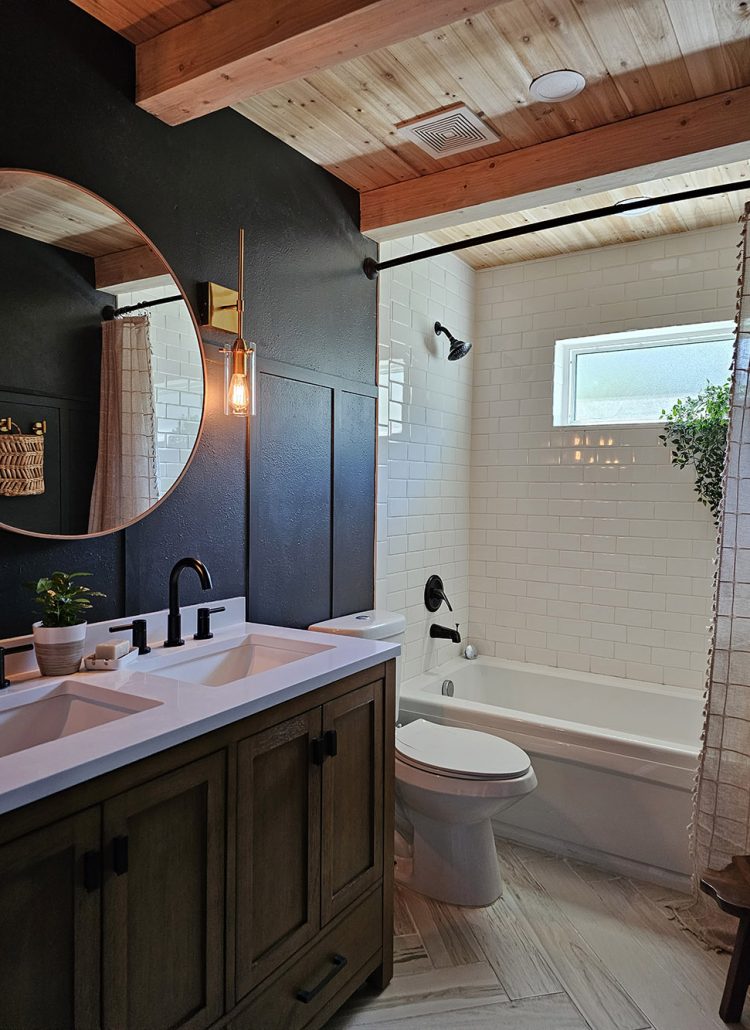 Dramatic and Simple Board and Batten on a Budget