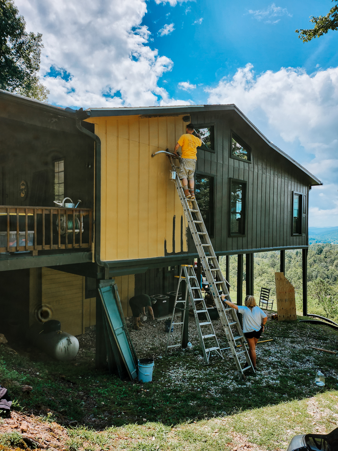 Our painting team was made up of our amazing extended family