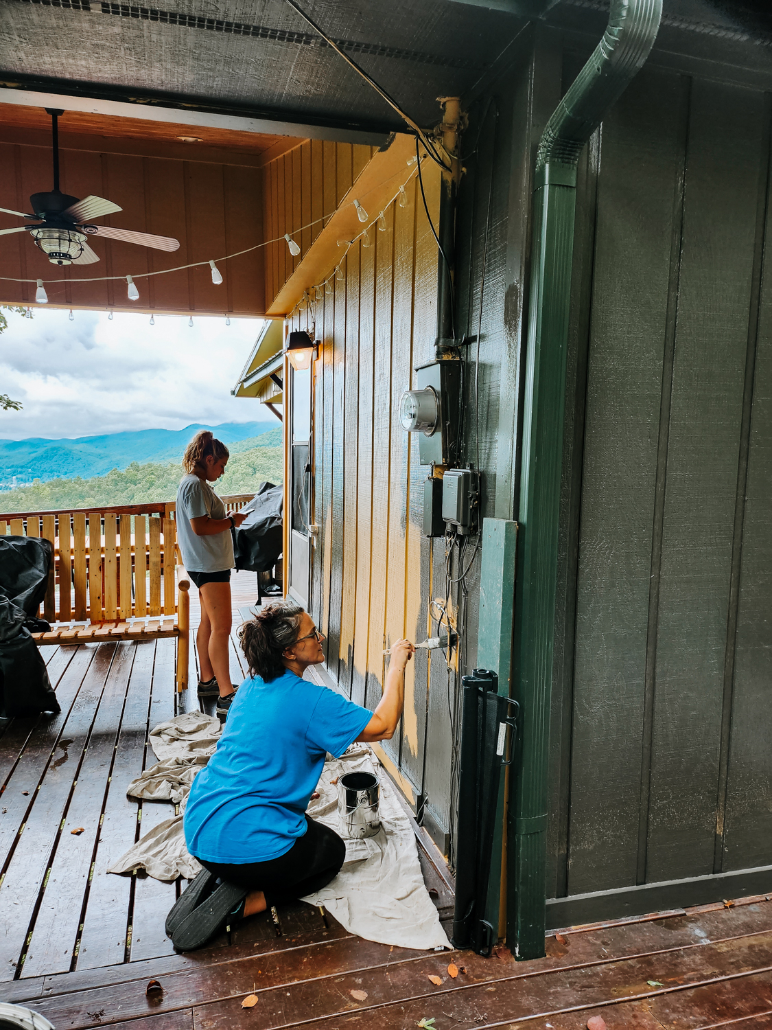 Our painting team was made up of our amazing extended family