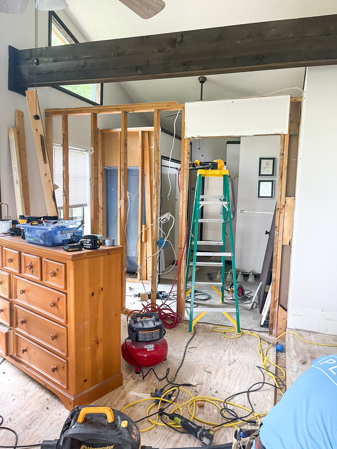 demolition process for bathroom wall