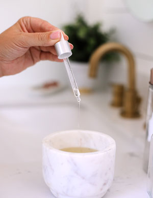 dropper of essential oil