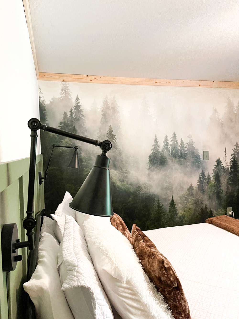 FoggyForestWallpaper-Guest Bedroom