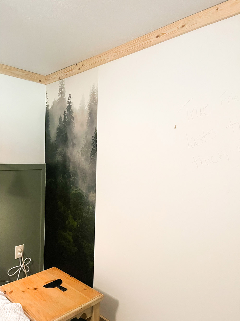 FoggyForestWallpaper-Guest Bedroom