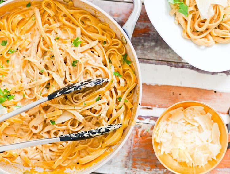 Creamy, Dreamy Fall Pumpkin Alfredo