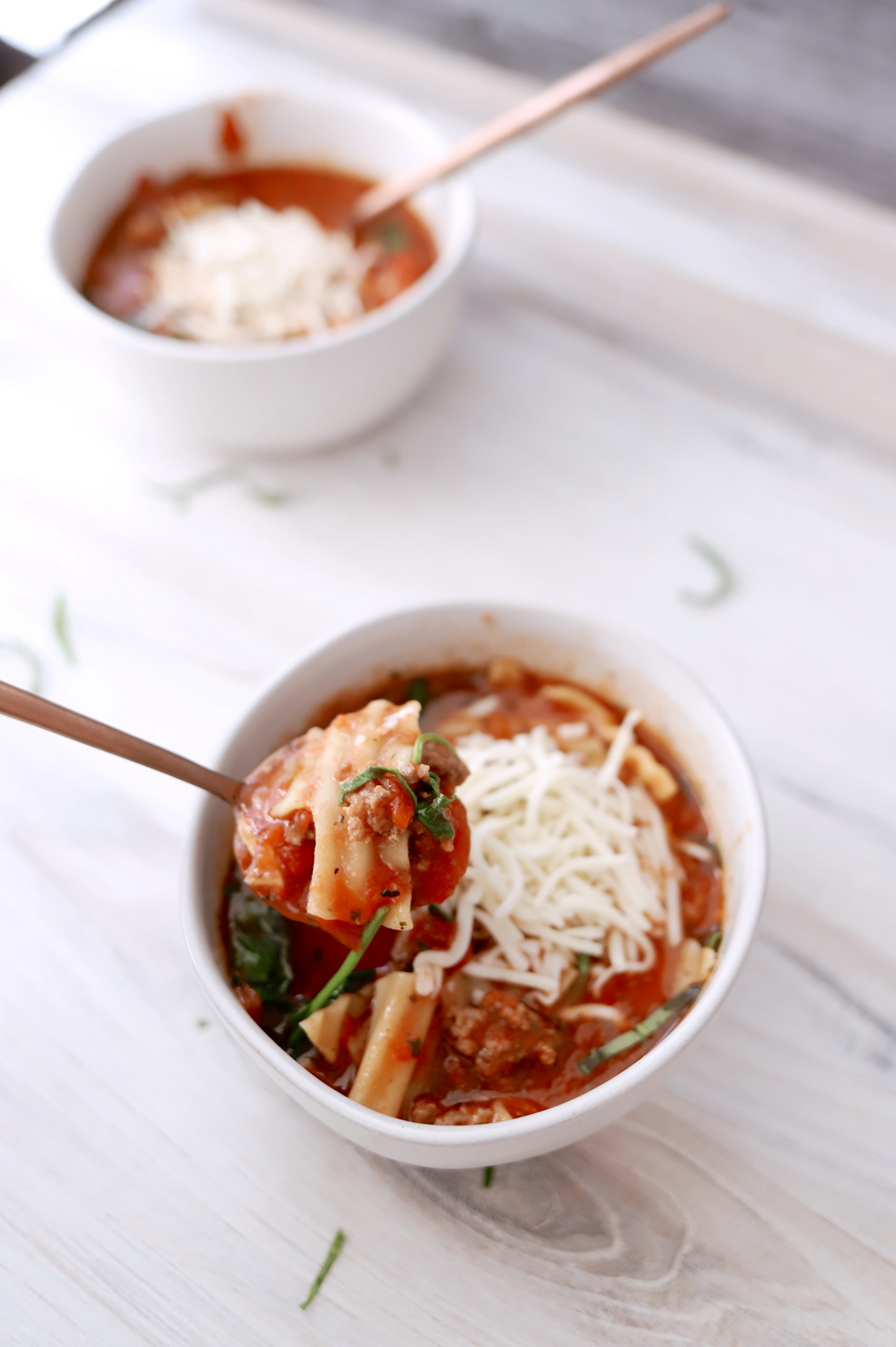 Slow Cooker Lasagna Soup Recipe