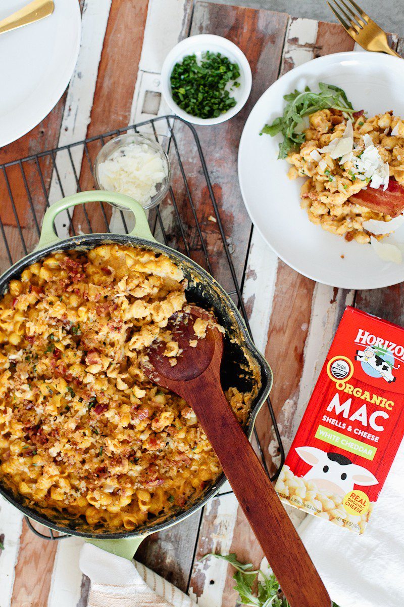 A Deliciously Creamy Pumpkin Bacon Mac and Cheese Recipe