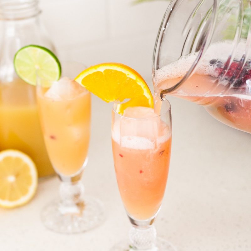Spring Sipper mocktail, or make it a cocktail, for any occasion!