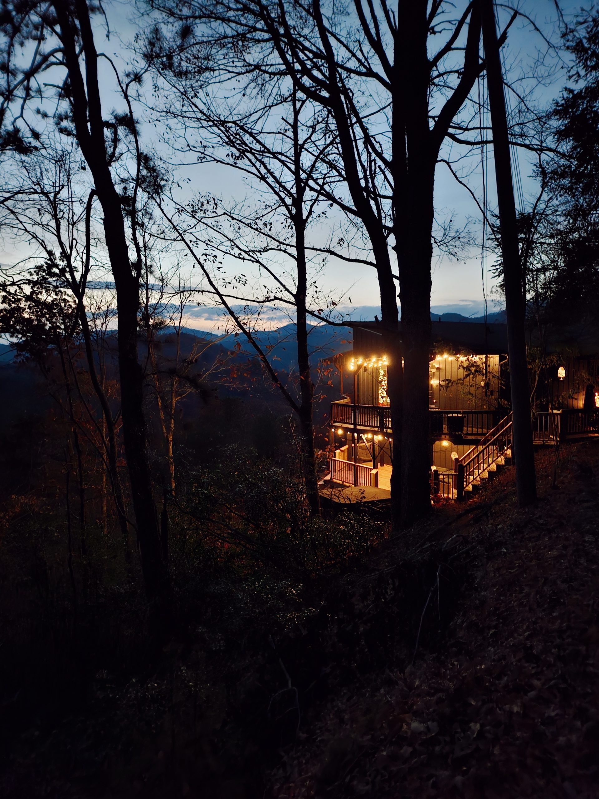 The Mountainvew Lodge Epic NC Cabin Exterior Makeover: Before & After with Sherwin Williams Iron Ore