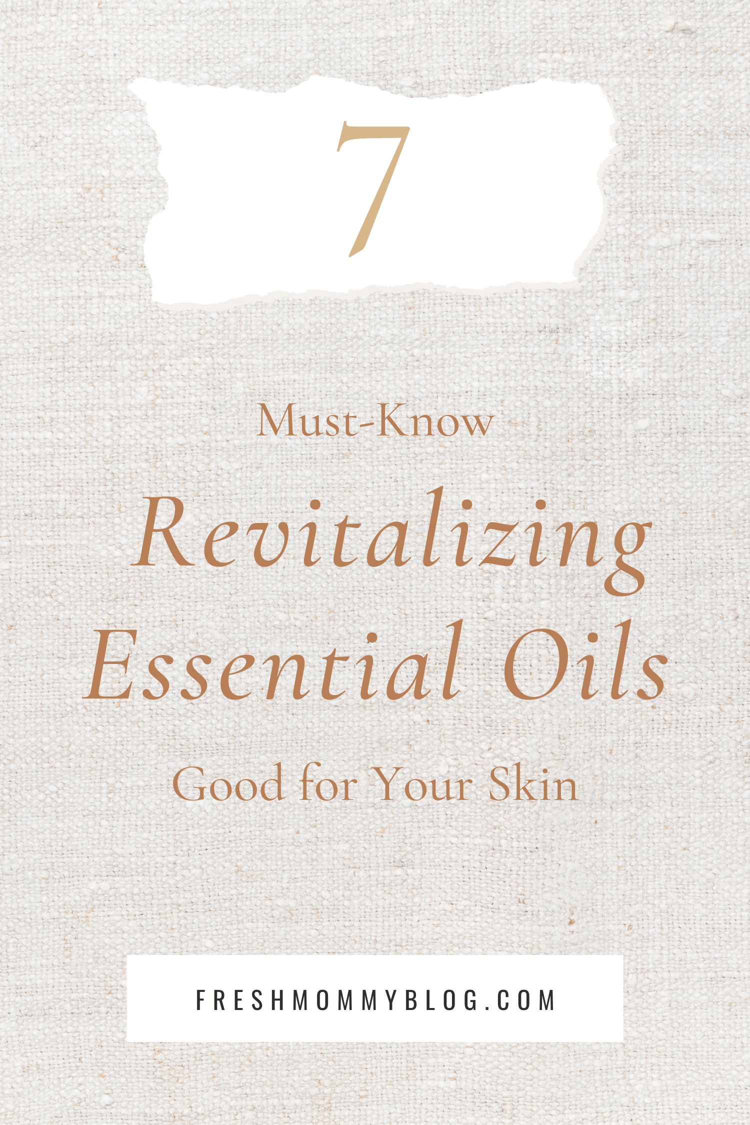 Revitalizing Essential Oils Good for your Skin featured by top US essential oils blogger, Fresh Mommy Blog