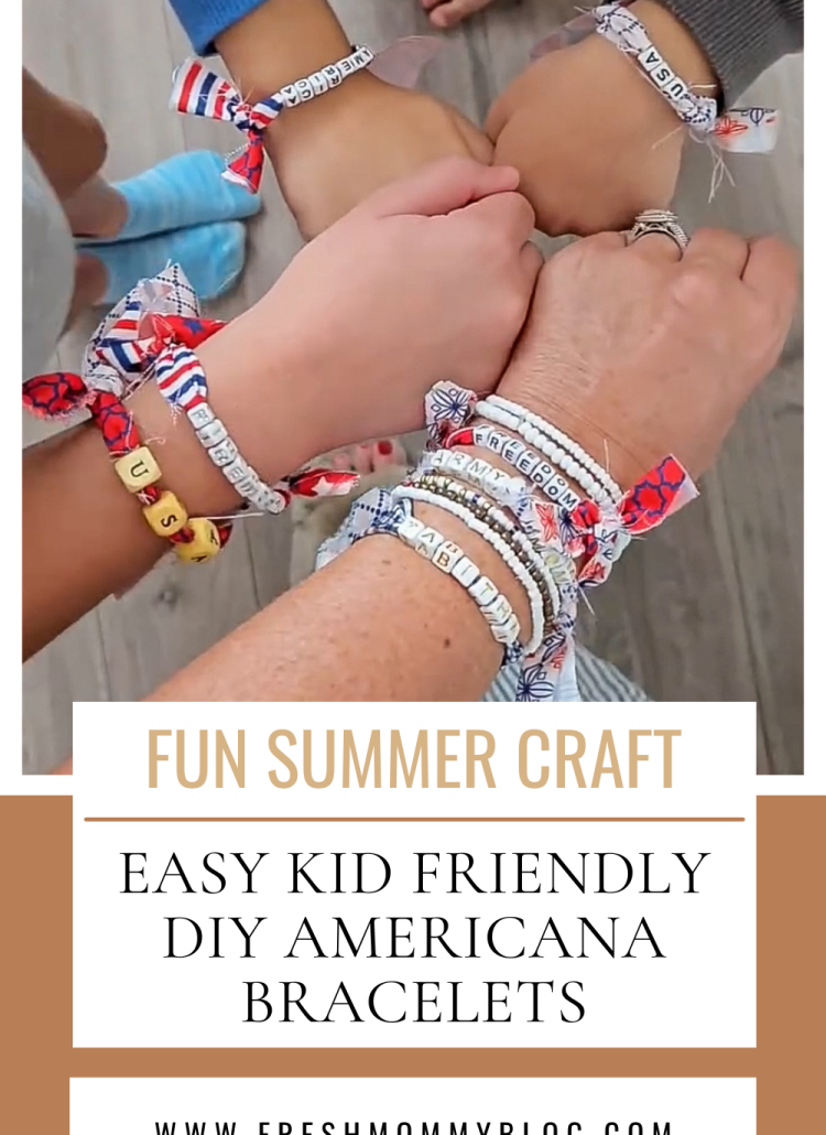 Easy DIY Americana Bracelets: The Perfect Summer Craft for Kids