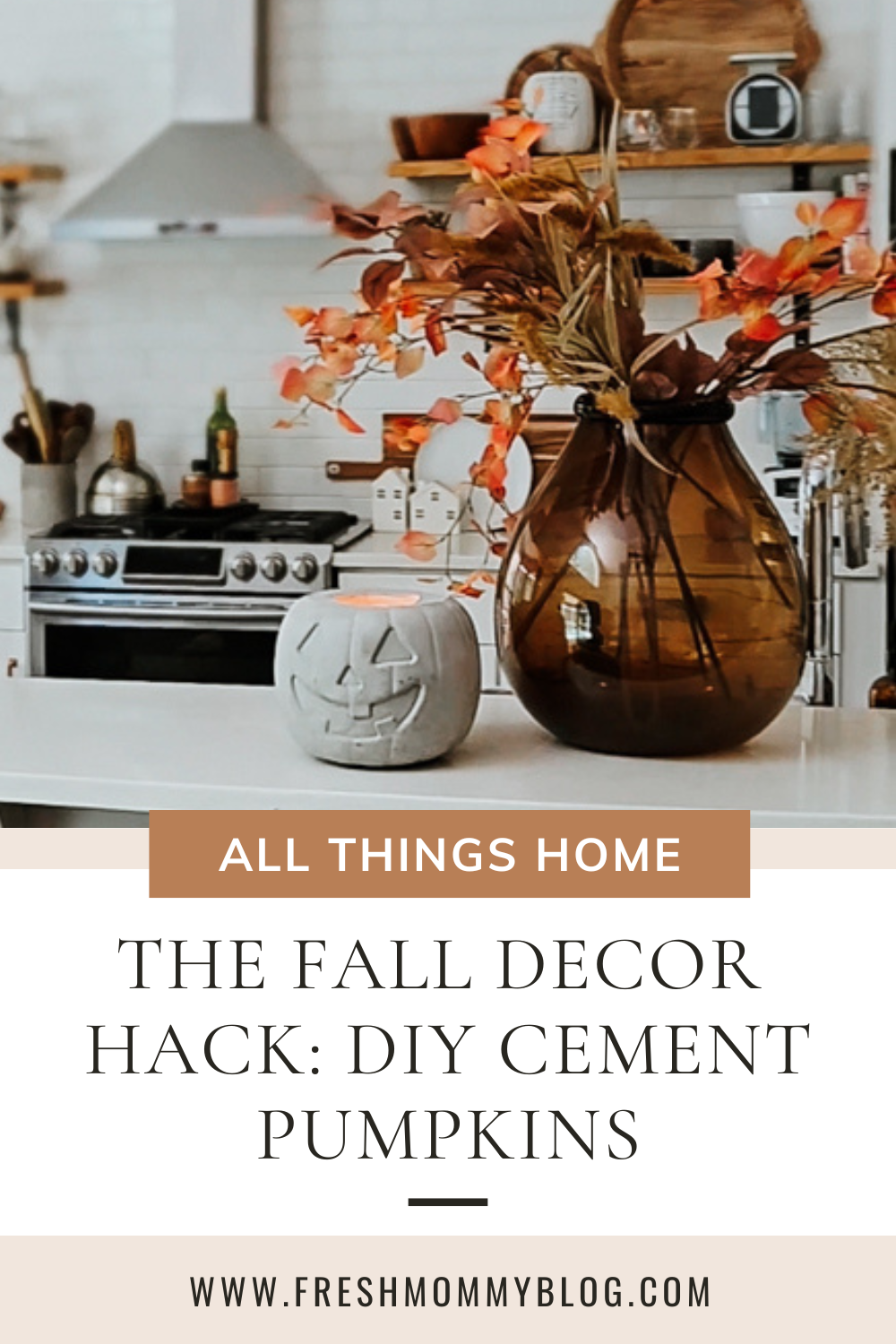 All things home. The fall decor hack you never knew you needed: DIY Cement Pumpkins
